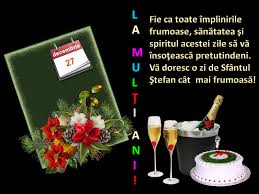 In continuare găsiți cele mai frumoase mesaje de sf ștefan pentru bunici, părinți, copii, colegi, prieteni. La MulÈ›i Ani De Sfantul È™tefan FelicitÄƒri UrÄƒri Mesaje Facebook