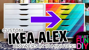 For one of the five drawer units, $80.00. Smart Fun Diy Diy Rainbow Ikea Alex Drawers Facebook