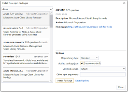 To uninstall a package, you have to remove it from your node_modulesfolder (that's where the code lives), and from package.json(listed there as a project dependency). Manage Npm Packages Visual Studio Windows Microsoft Docs