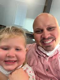 📣 Update: Her consult went well! She will have surgery sometime in the  next couple months to repair her perforated ear drum. Right now, she's  about 50% hearing loss in her left