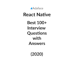 100 2020 React Native Interview Questions With Answers In 2020 This Or That Questions Interview Questions Interview Questions And Answers