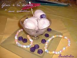 Glace A La Violette Sans Sorbetiere Recette Recette Glace Glace Sorbetiere