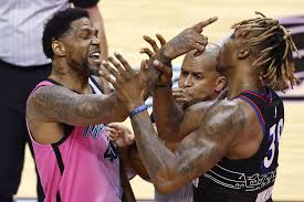 By larry leo september 5, 2019. Udonis Haslem Ejected In Season Debut Over Dwight Howard Scuffle