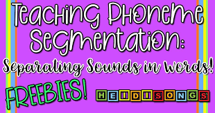 The phoneme is a minimal abstract linguistic unit realized in speech in the form of speech sounds opposable to other phonemes of the same language in order to distinguish the meaning of morphemes and words. Teaching Phoneme Segmentation Separating Sounds In Words Freebies