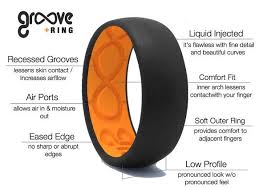 Groove Rings The Most Advanced Active Silicone Ring In The World Silicone Wedding Band Silicone Rings Silicone Wedding Band Mens