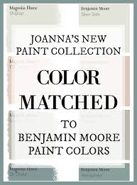Fixer Upper Paint Colors Magnolia Home Paint Color Matched