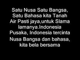 Hasil gambar untuk lagu nasional satu nusa satu bangsa