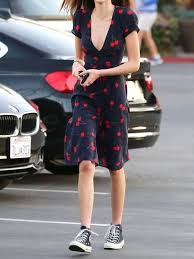 Cherry Print Navy Blue Midi Wrap Dress Cherry Print Dress Cherry Dress Cherry Print