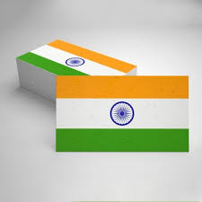 Three three equal horizontal bands of saffron, subdued orange, (top), white, and green. Hanging Tricolor Handmade Indian Flag Rs 3 Piece Pepaa Products Private Limited Id 21129812030