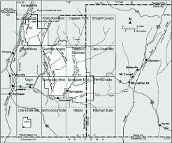 Zion became an official us national park on november 19, 1919. Location Map Of Zion National Park Showing U S Geological Survey 7 5 Download Scientific Diagram