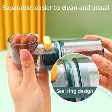 Home Kitchen Quantitative Salt Control Seasoning Jar With Holder Base  One-handed Operation Salt and Pepper Shakers for Kitchen Camp : Amazon.ca:  Home