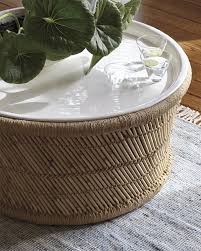 Market Coffee Table In 2020 Bamboo Coffee Table Wicker Coffee Table Coffee Table White