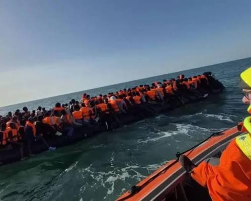 A record 230 people have crossed the English Channel aboard a single small boat, marking the largest number ever recorded making the journey on one vessel. The boat arrived in the UK