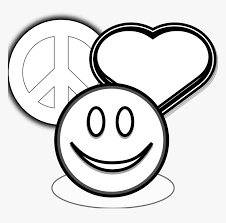 It is a symbol that gained popularity after the world war 2. Black And White Love Clip Art Peace Sign Design Coloring Pages Hd Png Download Transparent Png Image Pngitem