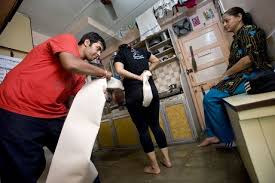 Hetal Dave Wearing Traditional Sumo Mawashi Editorial Stock Photo