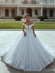 Off The Shoulder Full Lace Elegant Princess Romantic Wedding Dresses Ball Gown Wd0359 Wedding Dresses Romantic Ball Gown Wedding Dress Ball Gowns Wedding