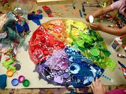 Color Wheel With Everyday Objects Preschool Art Preschool Colors Rainbow Activities