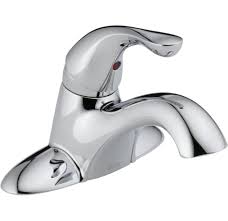 Chrome bathroom faucets iseo with curved design. Delta 501 Dst Classic Centerset Bathroom Faucet Build Com