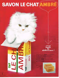 Publicite Advertising 014 1964 Le Chat Ambre Savon Ebay Publicite Savon Etiquette Image