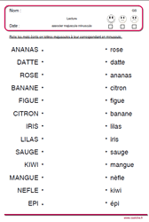 Associer Ecriture Script Minuscules Ecriture En Lettres Capitales Ecriture Scripte Enseignement Maternelle Lettre Capitale