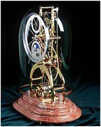 Month Going Skeleton Clock By David Walter Antike Uhren Uhren Uhrwerk