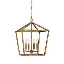 Millennium Lighting Vintage Gold 16 Inch Four Light Pendant Bellacor