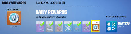Install one of the app below to verify your. Daily Login Rewards List With V Bucks In Fortnite Free The V Bucks
