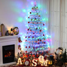 Maybe you would like to learn more about one of these? The Holiday Aisle 7 White Spruce Artificial Christmas Tree With 280 Multi Color Lights Reviews Wayfair