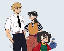 Alo — Denji & Asa took Nayuta to a costume party. If...