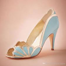 Sandali con tacco largo e comodo in satin blu per la sposa. Acquista Scarpe Da Sposa Blu Slip On Da Sposa Sandali Con Punta Aperta Sandali In Pelle Pu 3 Tacchi Alti Tacchi A Spillo Fiori Accessori Da Sposa Tacco A Spillo 2016 A