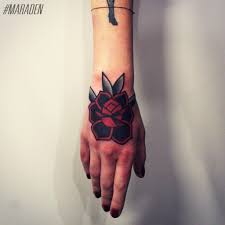 Black And Red Rose Tattoo Meaning Black And Red Rose Tattoo On The Right Hand Red Rose Tattoo Rose Tattoos For Men Red Tattoos