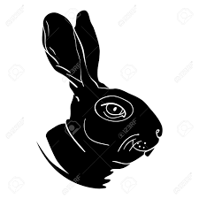 Bunny head silhouette is one of the clipart about bunny rabbit clip art,bunny clipart black and white,cute bunny clipart. Rabbit Head Avatar Chinese Zodiac Sign Black Silhouette Isolated Royalty Free Cliparts Vectors And Stock Illustration Image 35770425