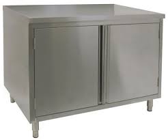 Restaurant Quality Enclosed Stainless Steel Base Tables Commercial Kitchen Restaurant Quality Restaurant