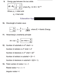 Important Formulas For Jee Mains Chemistry Engineering