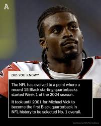 Michael Vick wanted to find a way to highlight the Black QBs who came  before him and those who now are excelling. The result is a three-part  docuseries, “Evolution of the Black