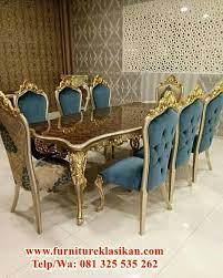 Fanichar dizain makan / desain meja makan minimali. Contoh Des Ain Meja Makan Ukir Mewah Dining Chairs Furniture Home Decor