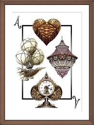 Steampunk Goggles Playing Cards Deck Uspcc Bicycle Le Playing Cards Art Vintage Playing Cards Playing Cards Design