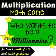 Who Wants To Be A Millionaire Game For Classroom Multiplication Game Who Wants To Be A Millionaire Math Multiplication Games Subtraction Games Math Subtraction