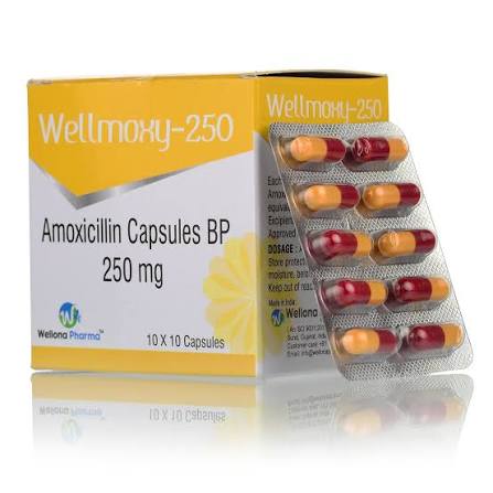 Amoxycillin Capsules 250 Mg at ₹ 100/box | Surat | ID: 2850837981762