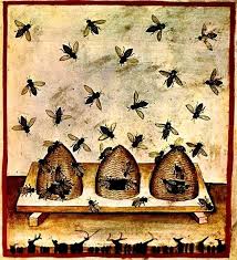 Tacuinum Sanitatis Ca 1400 Beehives Bee Art Bee Keeping Bee Skep