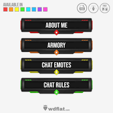 Learning about the importance of twitch panels can improve your stream immensely and we at streamplay are happy to give you the full rundown on how custom. Twitch Overlay Panels And Youtube Template It S Free