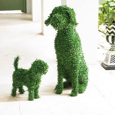 Our topiary sculptures are available in a variety of styles including: Topiary Dogs 24 Seven Productions