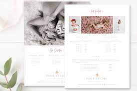 Lifestyle Photographer Pricing Guide Photographer Pricing Guide Photography Pricing Template Photoshop