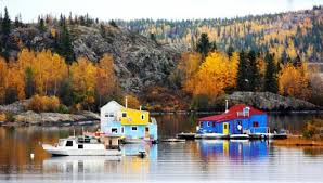Yellowknife Bay Floating House Yellowknife House Boat