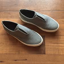 Vince Nelson Slip On Denim Sneakers