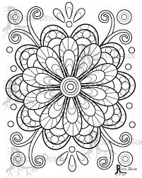 Birds, flower, frogs, farm and zoo animals are just a few of the many coloring sheets and pictures in this section. Instant Download Coloring Page Fun Mandala Flower Or Geometric Design Doodle Art Printable Design 4 Flower Coloring Pages Mandala Coloring Pages Flower Mandala