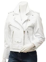 Women S White Leather Biker Jacket Coden Women Hs Jackets Leather Jacket Leather Jackets Women Biker Jacket