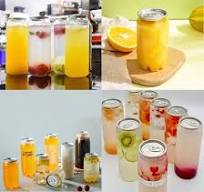 Custom Drink Transparent Plastic Beverage Clear Soda Can Pet ...