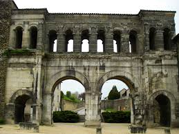 The Ancient Roman Gates Of Autun In Burgundy France Ancient Roman Architecture Ancient Architecture Ancient Rome