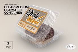 Download Medium Clamshell Packaging Mockup Clamshell Packaging Packaging Mockup Food Mockup PSD Mockup Templates